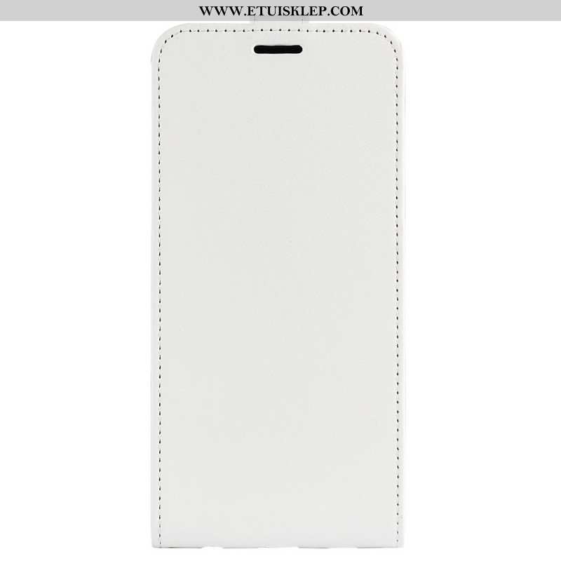 Etui Folio do Samsung Galaxy A13 Skórzany Futerał Pionowy Efekt Skóry Z Klapką